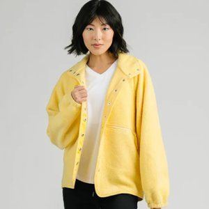 Yellow Fleece Heidi Jacket